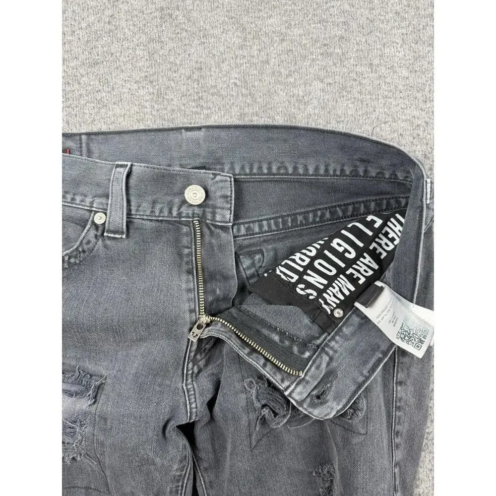 True Religion Men's Grey‎ Jeans Size 33